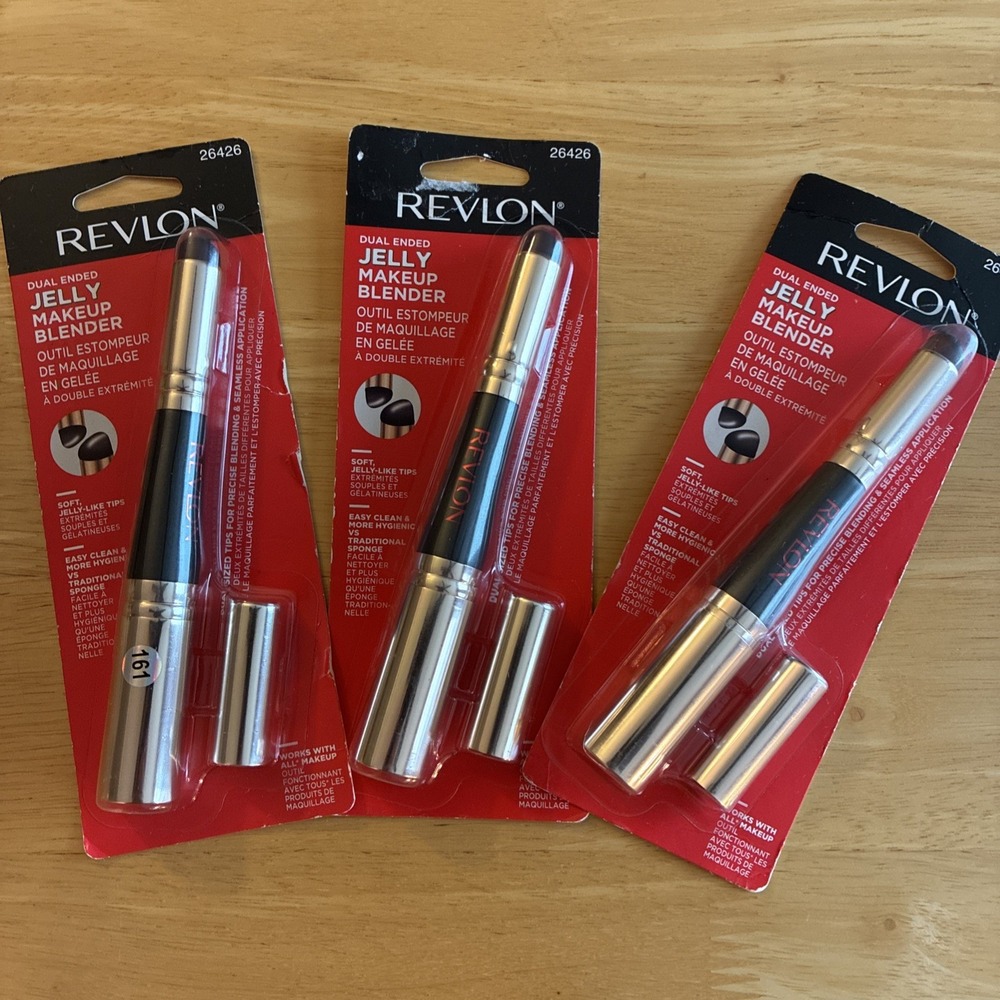 Revlon Dual Ended Jelly Makeup Blender x 3 NIP